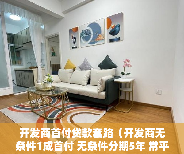开发商首付贷款套路（开发商无条件1成首付 无条件分期5年 常平 都市新天地 倾 ）深圳小产权房一般多久能过户，