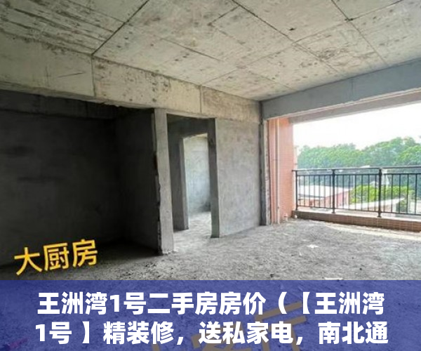 王洲湾1号二手房房价（【王洲湾1号 】精装修，送私家电，南北通透，视野无敌 ）小产权确权一批要等多久，