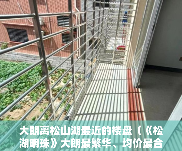 大朗离松山湖最近的楼盘（《松湖明珠》大朗最繁华、均价最合理、回报率最高楼盘 ）福润雅居小产权房产证怎么办，
