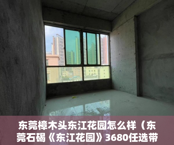 东莞樟木头东江花园怎么样（东莞石碣《东江花园》3680任选带装修 带花园带车位 ）小产权改名费怎么算，