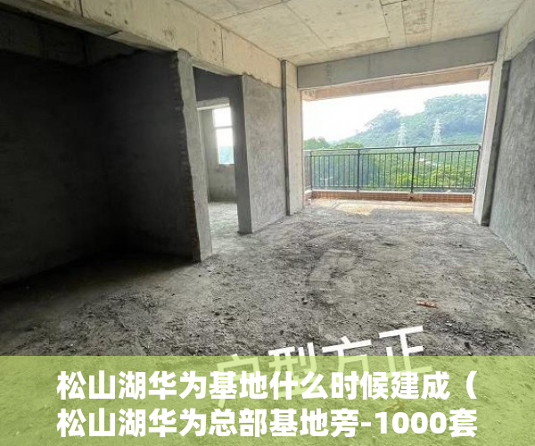 松山湖华为基地什么时候建成（松山湖华为总部基地旁-1000套花园房《华为创意城》带精 ）现在出售小产权房怎么样，