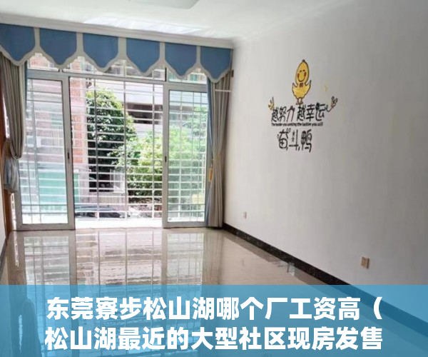 东莞寮步松山湖哪个厂工资高（松山湖最近的大型社区现房发售 寮步中心区，性价比最高 ）小产权房房产证多久能办，