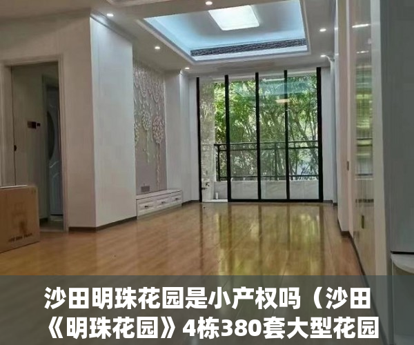 沙田明珠花园是小产权吗（沙田《明珠花园》4栋380套大型花园统建楼 可过户 ）怎么投诉小产权房，