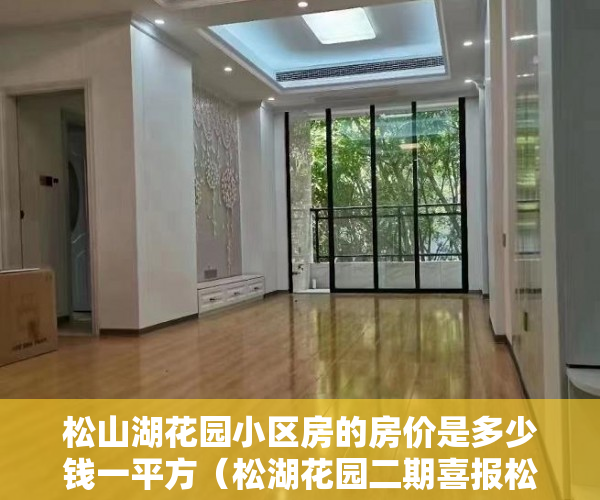 松山湖花园小区房的房价是多少钱一平方（松湖花园二期喜报松山湖22栋花园带天然气管道 ）小产权房多久可以办不动产证，