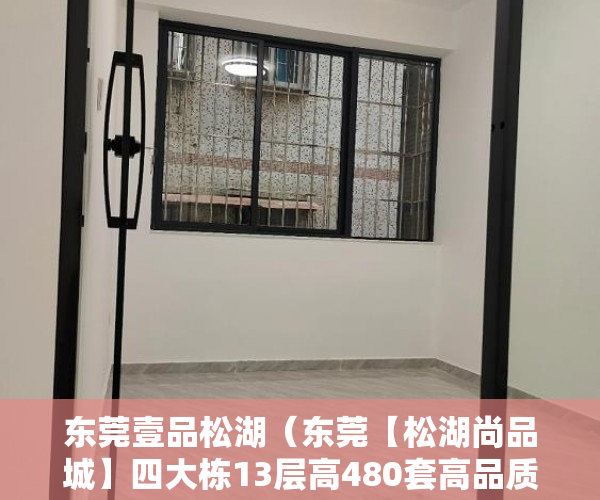 东莞壹品松湖（东莞【松湖尚品城】四大栋13层高480套高品质楼盘。 ）小产权拆迁要多久，