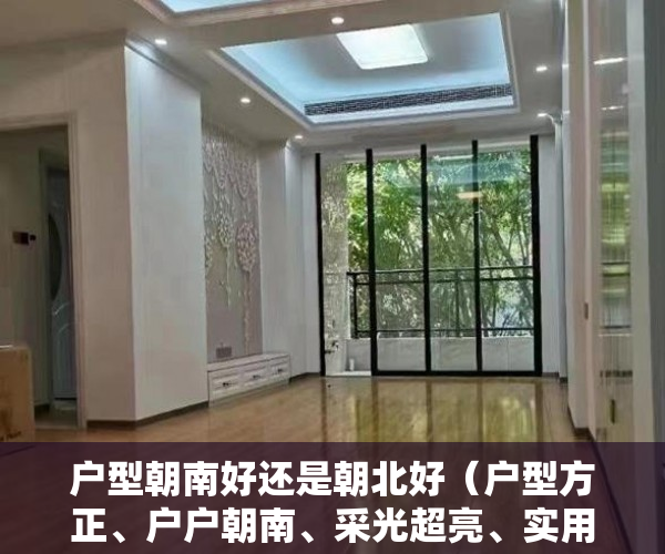 户型朝南好还是朝北好（户型方正、户户朝南、采光超亮、实用率达80% ）小产权房电表过户要多久搞好，