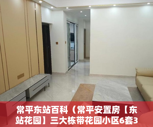 常平东站百科（常平安置房【东站花园】三大栋带花园小区6套3800起 ）以后小产权房怎么处理，