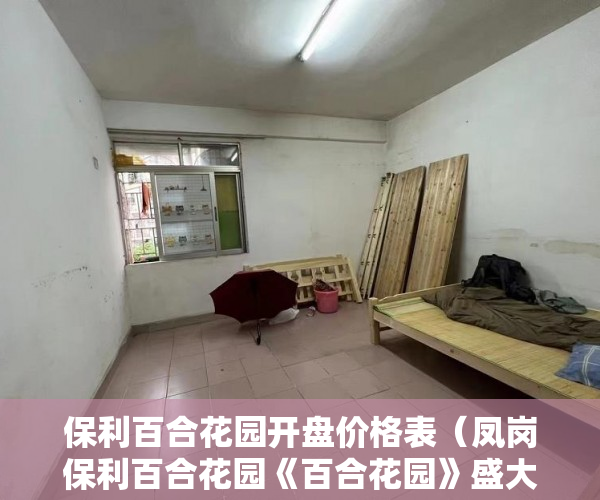 保利百合花园开盘价格表（凤岗保利百合花园《百合花园》盛大开盘 ）怎么处理小产权房，