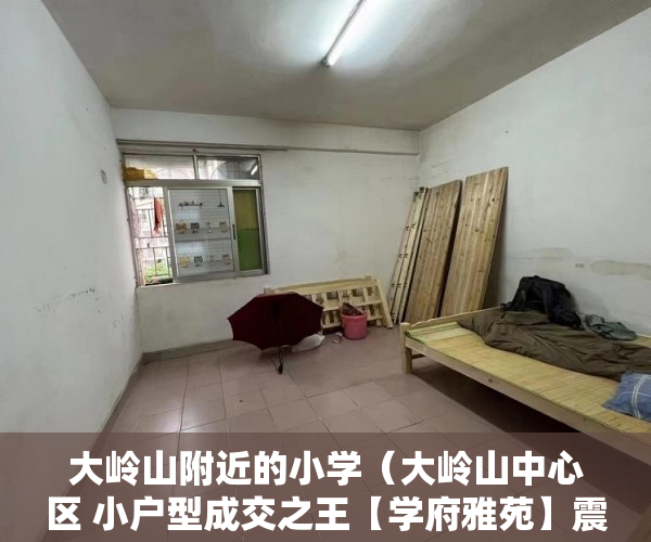 大岭山附近的小学（大岭山中心区 小户型成交之王【学府雅苑】震撼登 ）深圳小产权租赁税需要交多久，
