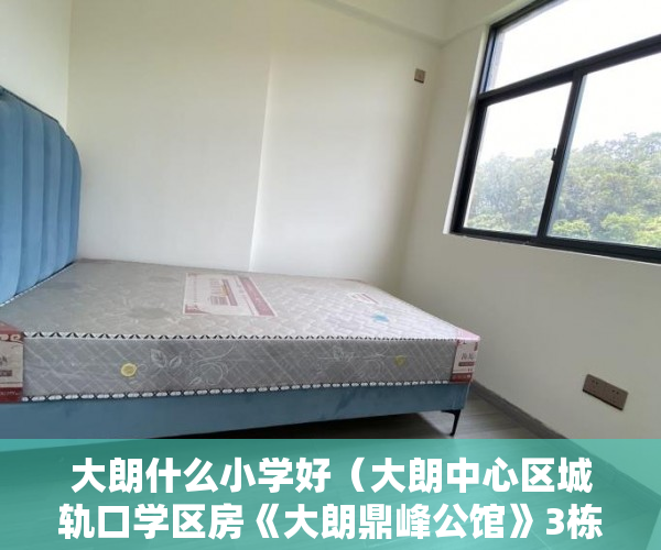 大朗什么小学好（大朗中心区城轨口学区房《大朗鼎峰公馆》3栋210户 ）小产权房多久到期，