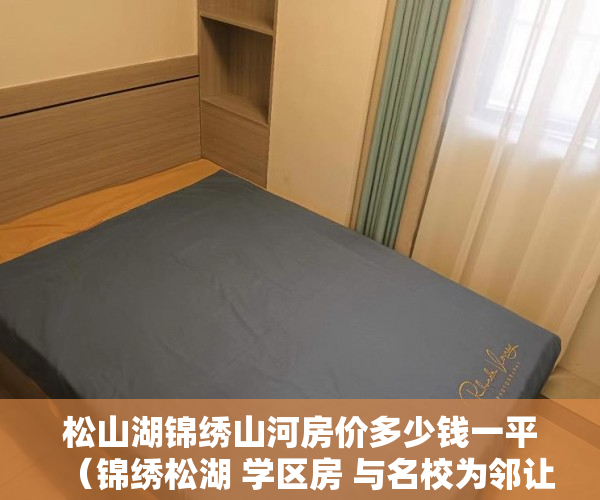 松山湖锦绣山河房价多少钱一平（锦绣松湖 学区房 与名校为邻让孩子赢在高起点！出 ）小产权房律师见证书要做多久，