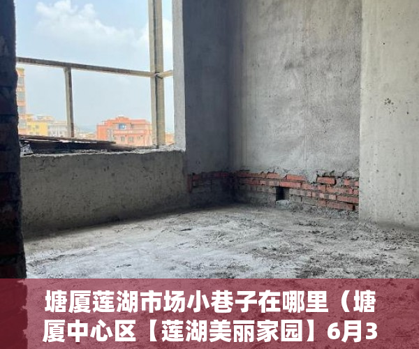 塘厦莲湖市场小巷子在哪里（塘厦中心区【莲湖美丽家园】6月30号携精装样板房盛大开 ）小产权房没过户多久可以要求退款，