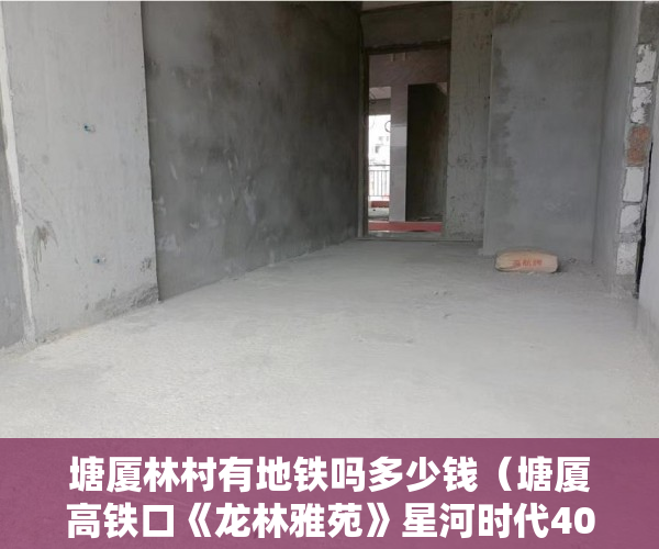 塘厦林村有地铁吗多少钱（塘厦高铁口《龙林雅苑》星河时代400米4380起价，特价47 ）拆迁小产权房多久能办房产证，