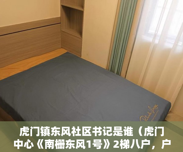 虎门镇东风社区书记是谁（虎门中心《南栅东风1号》2梯八户，户户方正实用， ）小产权改名需要多久，