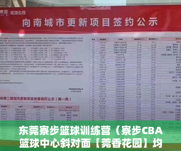 东莞寮步篮球训练营（寮步CBA篮球中心斜对面【莞香花园】均价19000 ）买小产权房能住多久，