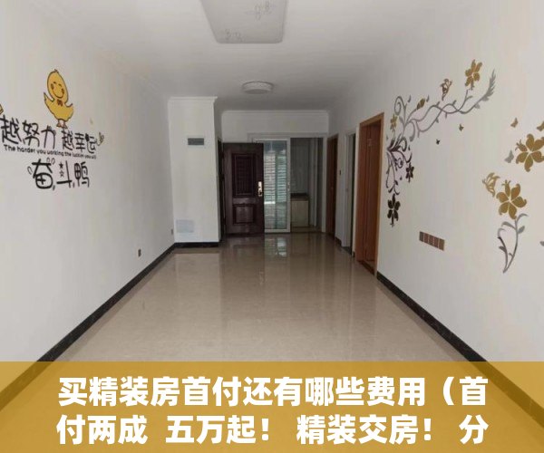 买精装房首付还有哪些费用（首付两成  五万起！ 精装交房！ 分期十年 ）深圳小产权房多久过户有效，