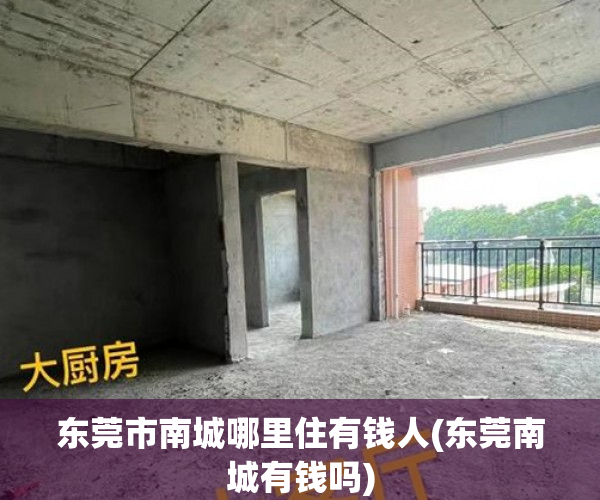 东莞市南城哪里住有钱人(东莞南城有钱吗)