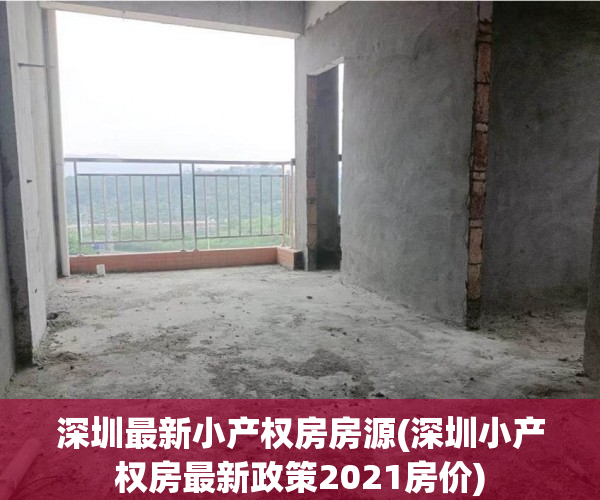 深圳最新小产权房房源(深圳小产权房最新政策2021房价)