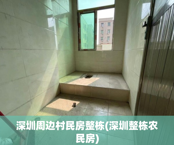 深圳周边村民房整栋(深圳整栋农民房) 深圳周边村民房整栋(深圳整栋农民房)