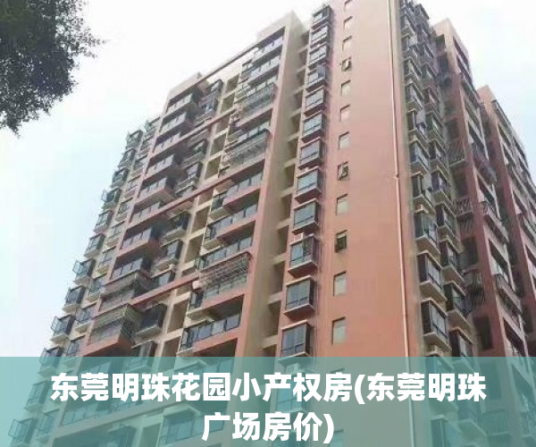东莞明珠花园小产权房(东莞明珠广场房价) 东莞明珠花园小产权房(东莞明珠广场房价)