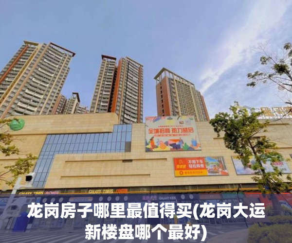 龙岗房子哪里最值得买(龙岗大运新楼盘哪个最好) 龙岗房子哪里最值得买(龙岗大运新楼盘哪个最好)