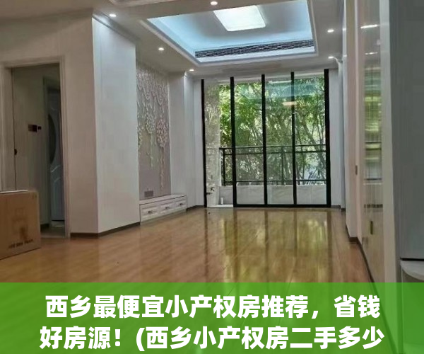 西乡最便宜小产权房推荐，省钱好房源！(西乡小产权房二手多少钱一方)