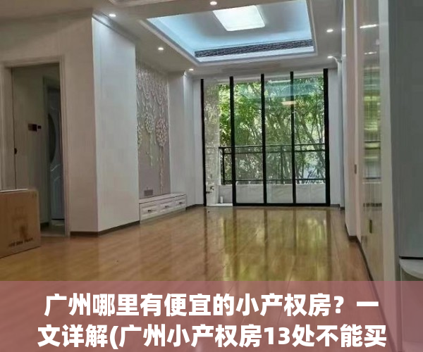 广州哪里有便宜的小产权房？一文详解(广州小产权房13处不能买名单)