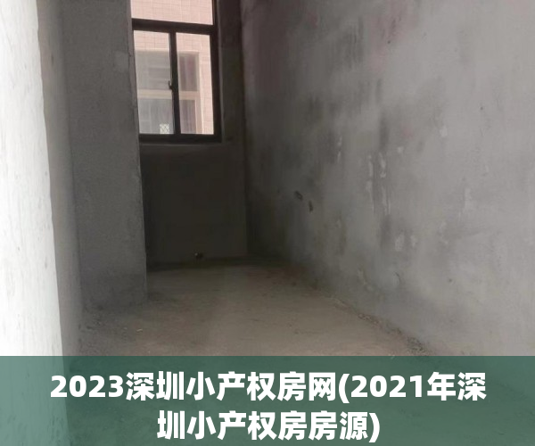 2023深圳小产权房网(2021年深圳小产权房房源)