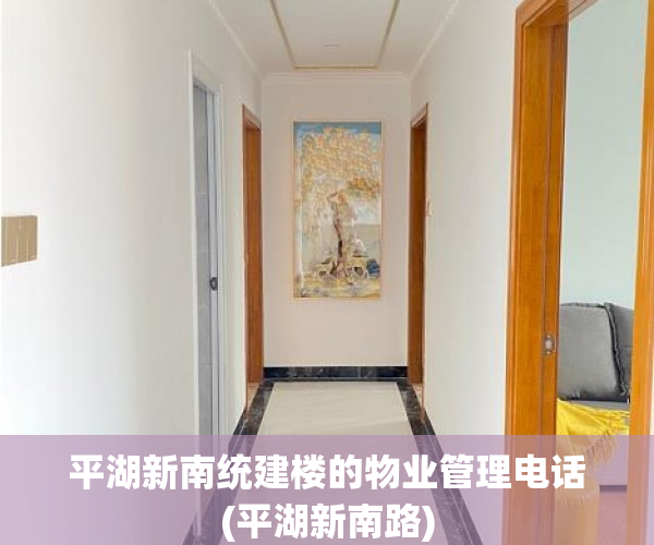 平湖新南统建楼的物业管理电话(平湖新南路)