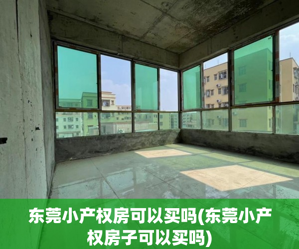 东莞小产权房可以买吗(东莞小产权房子可以买吗) 东莞小产权房可以买吗(东莞小产权房子可以买吗)