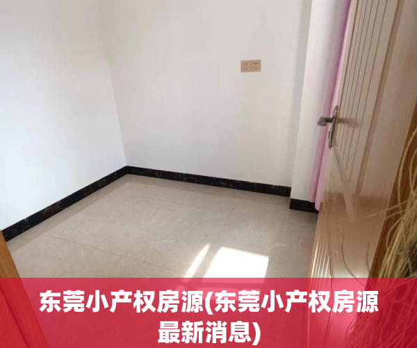 东莞小产权房源(东莞小产权房源最新消息) 东莞小产权房源(东莞小产权房源最新消息)