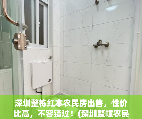 深圳整栋红本农民房出售，性价比高，不容错过！(深圳整幢农民房子出售)