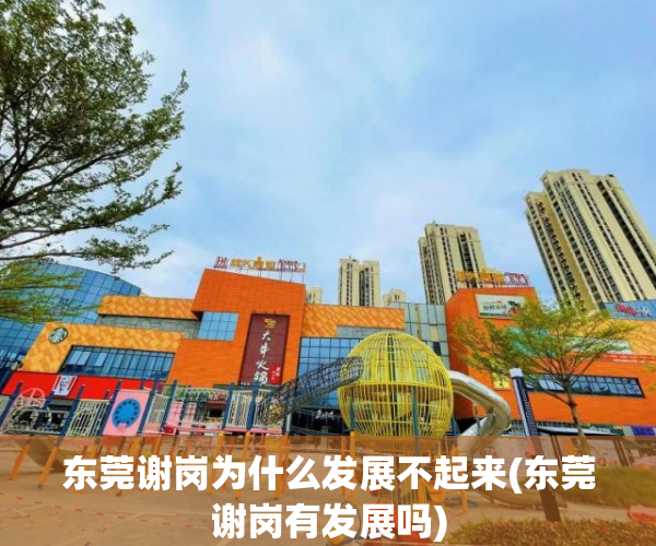 东莞谢岗为什么发展不起来(东莞谢岗有发展吗) 东莞谢岗为什么发展不起来(东莞谢岗有发展吗)