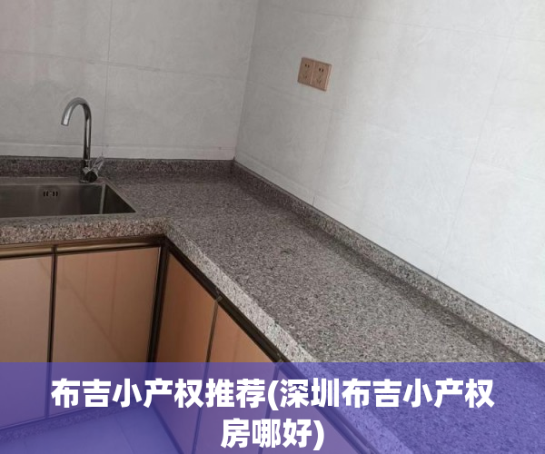 布吉小产权推荐(深圳布吉小产权房哪好)
