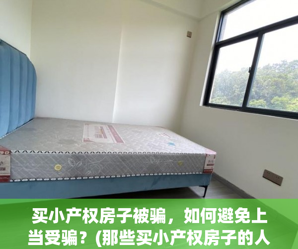 买小产权房子被骗，如何避免上当受骗？(那些买小产权房子的人,后来怎么样了?)