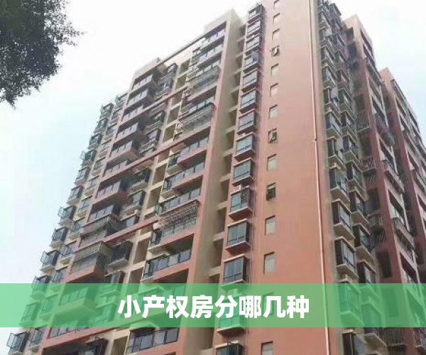 小产权房分哪几种 小产权房分哪几种
