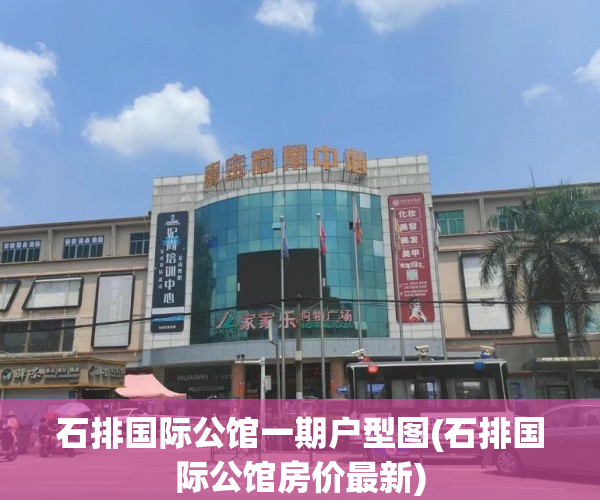 石排国际公馆一期户型图(石排国际公馆房价最新)