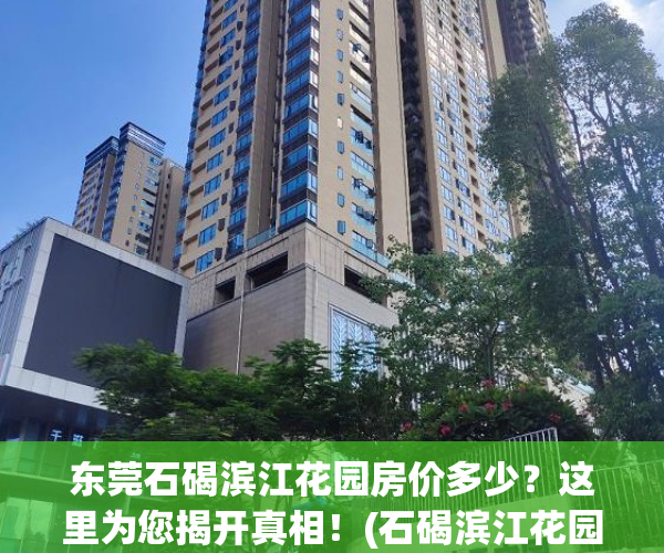 东莞石碣滨江花园房价多少？这里为您揭开真相！(石碣滨江花园怎么样)