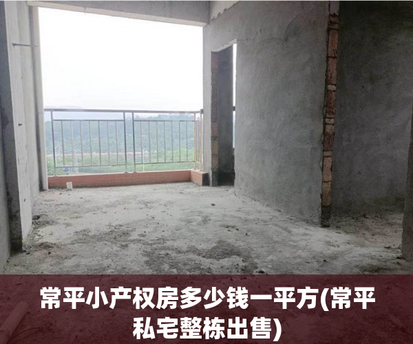 常平小产权房多少钱一平方(常平私宅整栋出售) 常平小产权房多少钱一平方(常平私宅整栋出售)