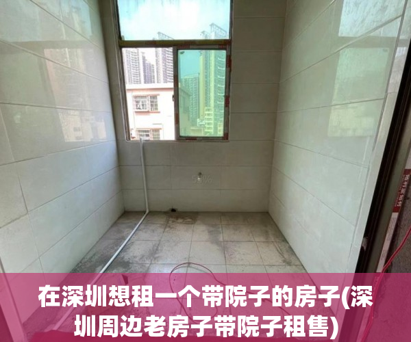 在深圳想租一个带院子的房子(深圳周边老房子带院子租售)