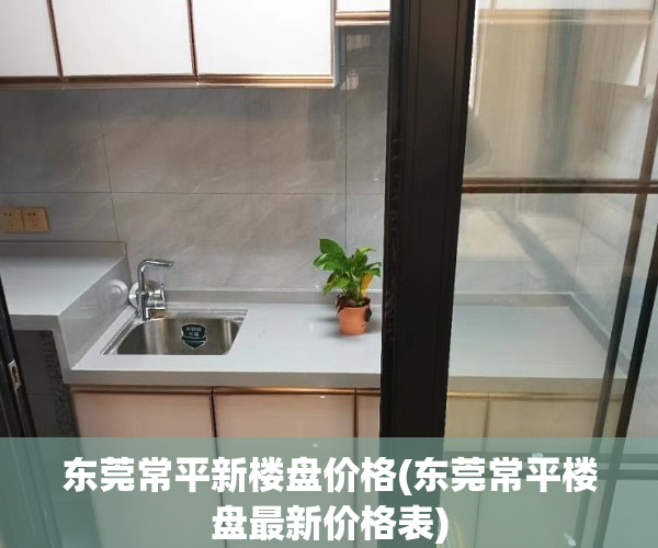 东莞常平新楼盘价格(东莞常平楼盘最新价格表)