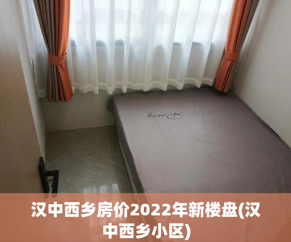 汉中西乡房价2022年新楼盘(汉中西乡小区)