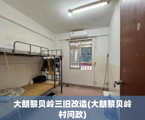 大朗黎贝岭三旧改造(大朗黎贝岭村问政) 大朗黎贝岭三旧改造(大朗黎贝岭村问政)