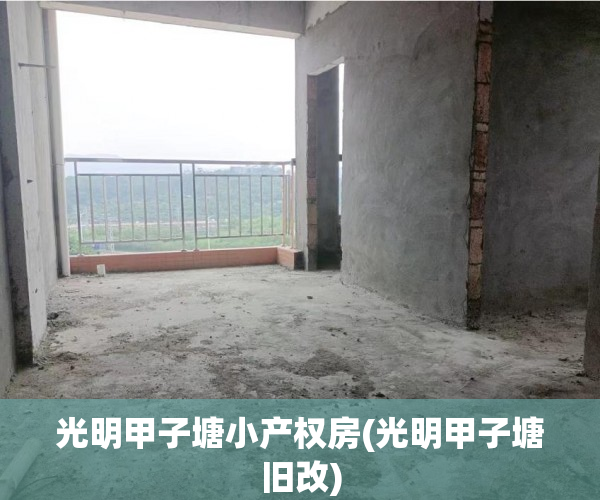 光明甲子塘小产权房(光明甲子塘旧改) 光明甲子塘小产权房(光明甲子塘旧改)
