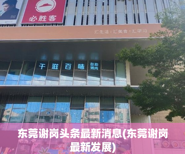 东莞谢岗头条最新消息(东莞谢岗最新发展) 东莞谢岗头条最新消息(东莞谢岗最新发展)