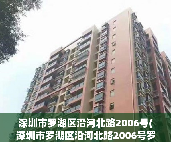 深圳市罗湖区沿河北路2006号(深圳市罗湖区沿河北路2006号罗湖司法大厦) 深圳市罗湖区沿河北路2006号(深圳市罗湖区沿河北路2006号罗湖司法大厦)