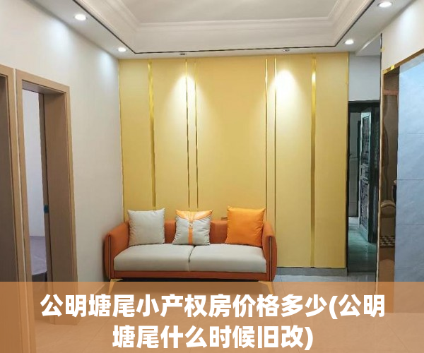 公明塘尾小产权房价格多少(公明塘尾什么时候旧改)