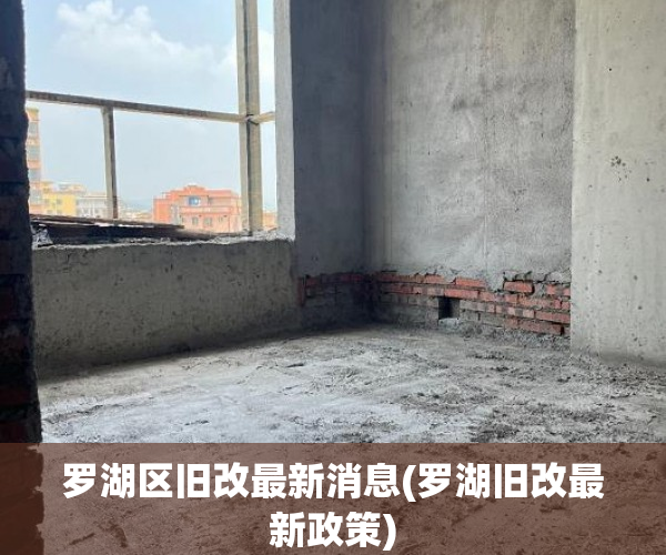 罗湖区旧改最新消息(罗湖旧改最新政策)