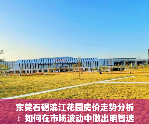 东莞石碣滨江花园房价走势分析：如何在市场波动中做出明智选择？(东莞石碣镇滨江公园图片)