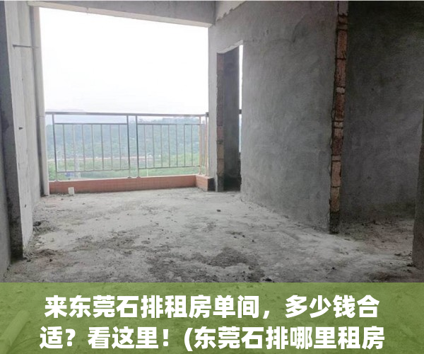 来东莞石排租房单间，多少钱合适？看这里！(东莞石排哪里租房便宜)